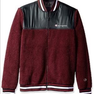 Champion men’s Sherpa baseball jacket NWOT
